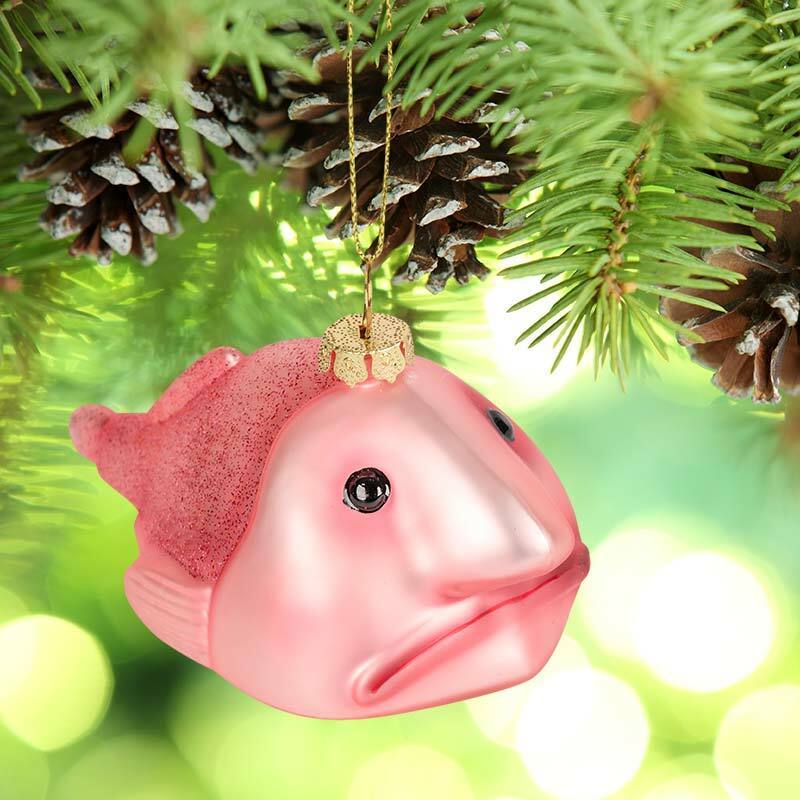 blobfish Christmas ornament